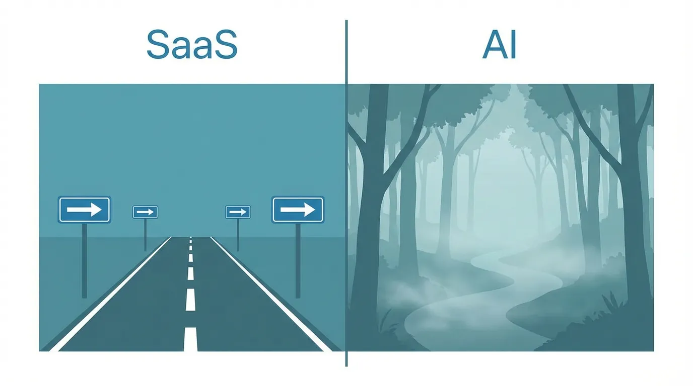 SaaS vs AI: Highway vs Foggy Forest