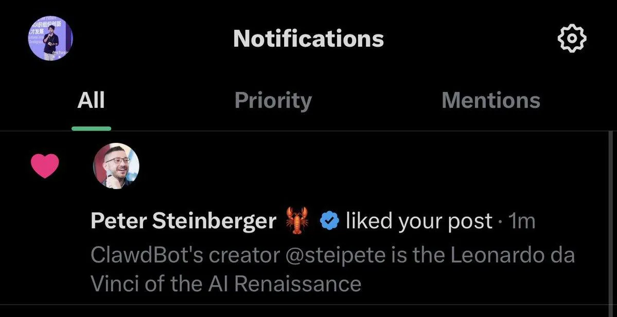 steipete liked the tweet