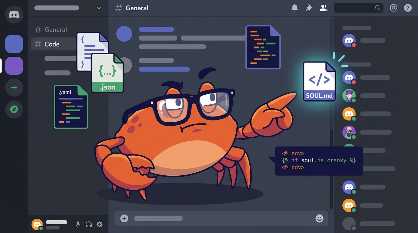 封面：傲娇螃蟹与 SOUL.md